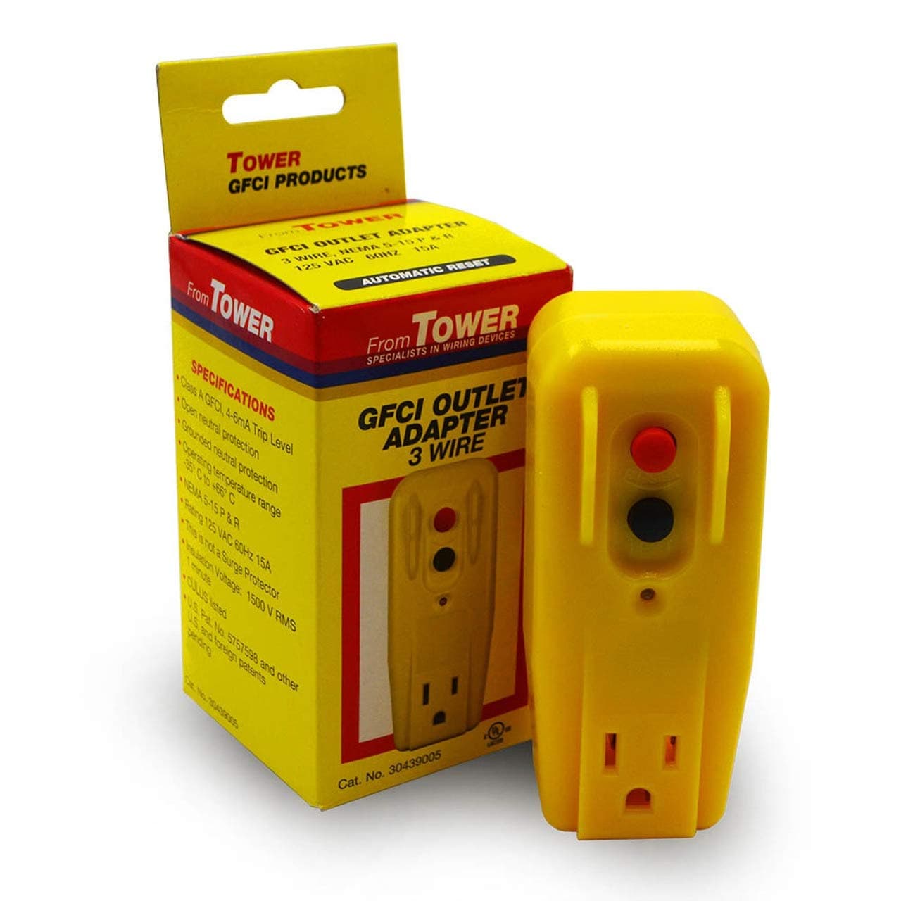 GFCI Portable Safety Outlet | 3 Units