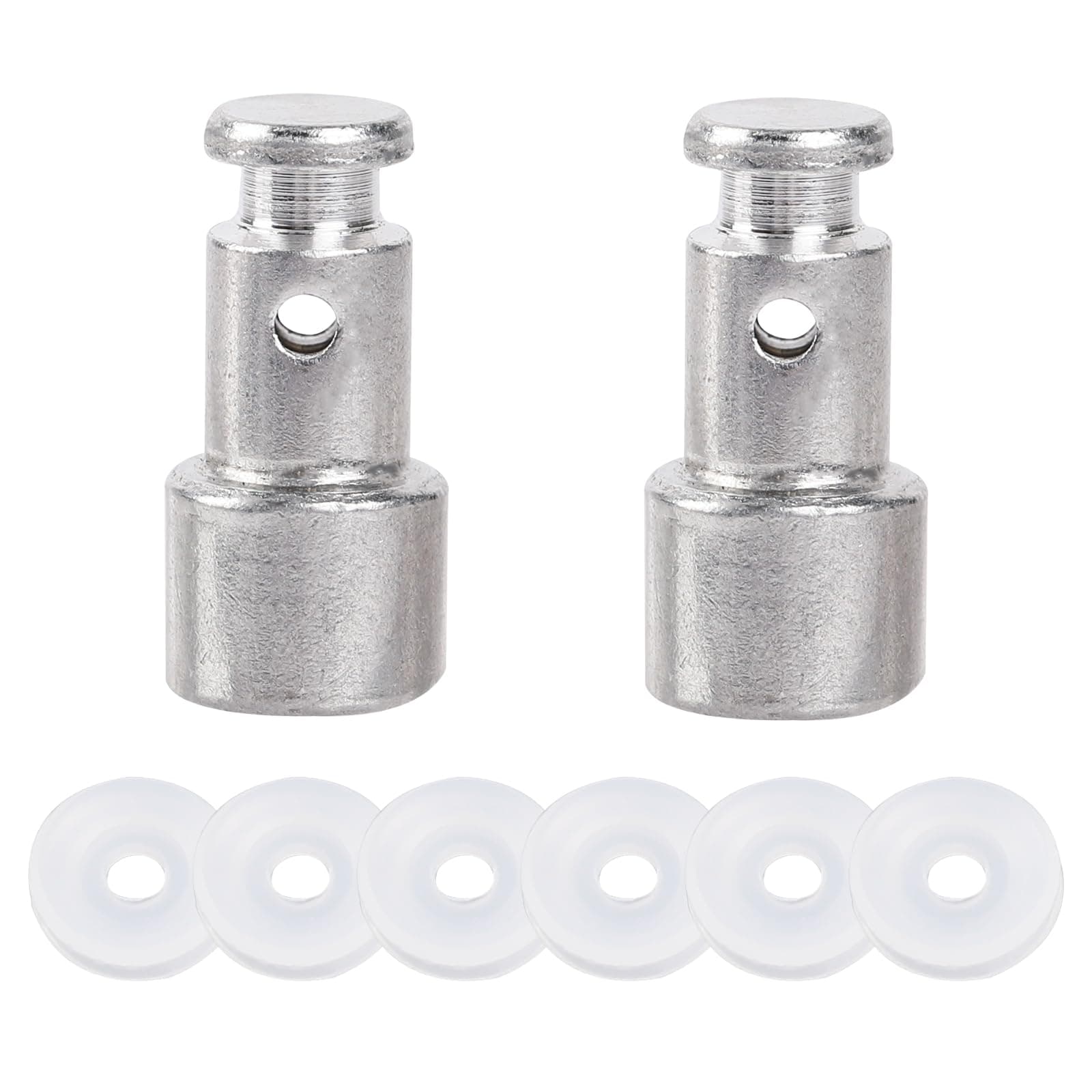 2 Pcs Universal Replacement Floater Valve with 6 Pcs Silicone Gaskets Electric Pressure Cookers Parts for Pressure Pot Such as XL, YBD60-100, PPC770, PPC780, PPC790