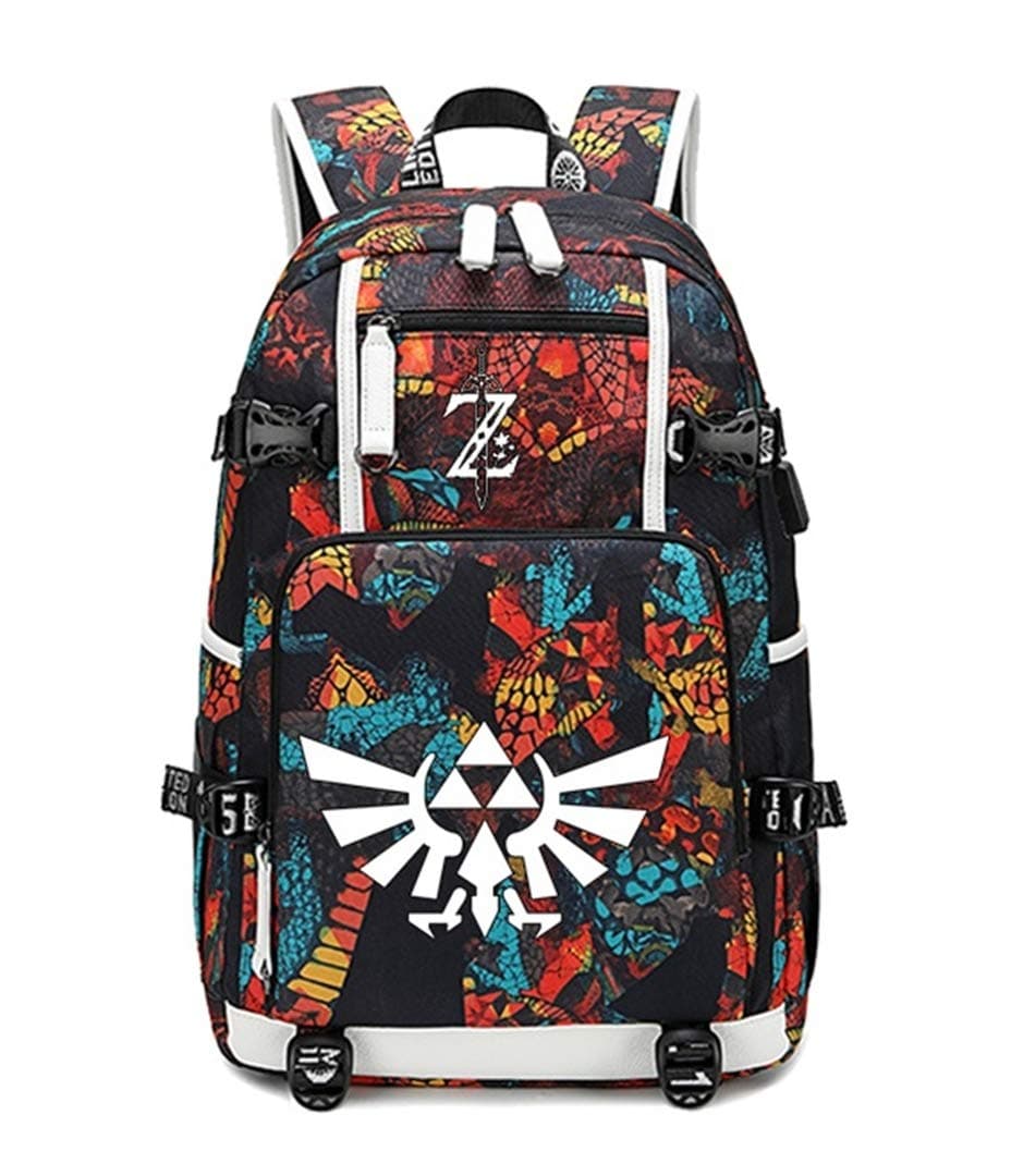 Luminous Game Backpack Daypack Student School Bookbag Shoulder Bag