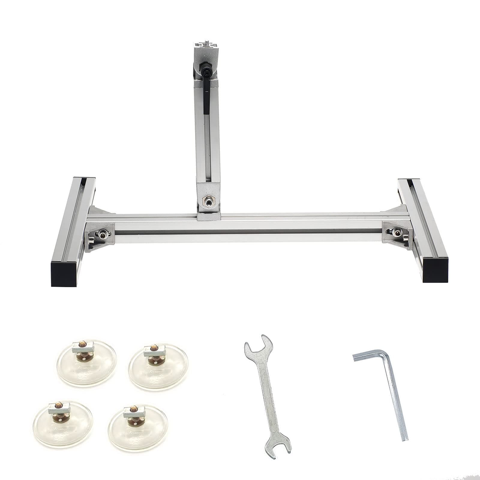 Stand Kit for JQDML Reciprocating Linear Actuator Motor Stand Size 8mm, Aluminum Alloy Material , Angle Adjustable with Installation Tools