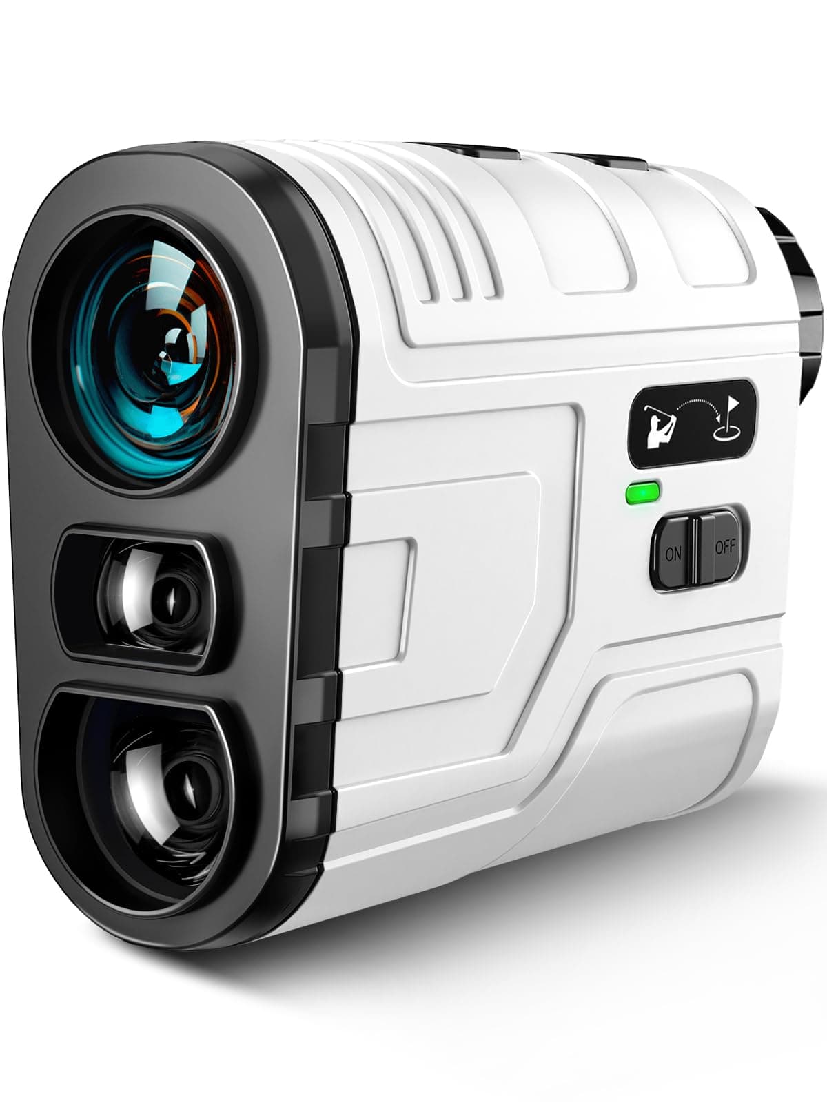 1200 Yards Range Finder Golf with Slope, 7X Magnification Range Finder, Lightweight Portable Rechargeable Rangefinder, Flag Lock Vibration, Switch for Legal, Range Finders for Golf Accessories