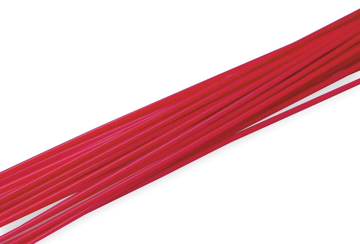 Welding Rod, HDPE, 5/32 In, Red