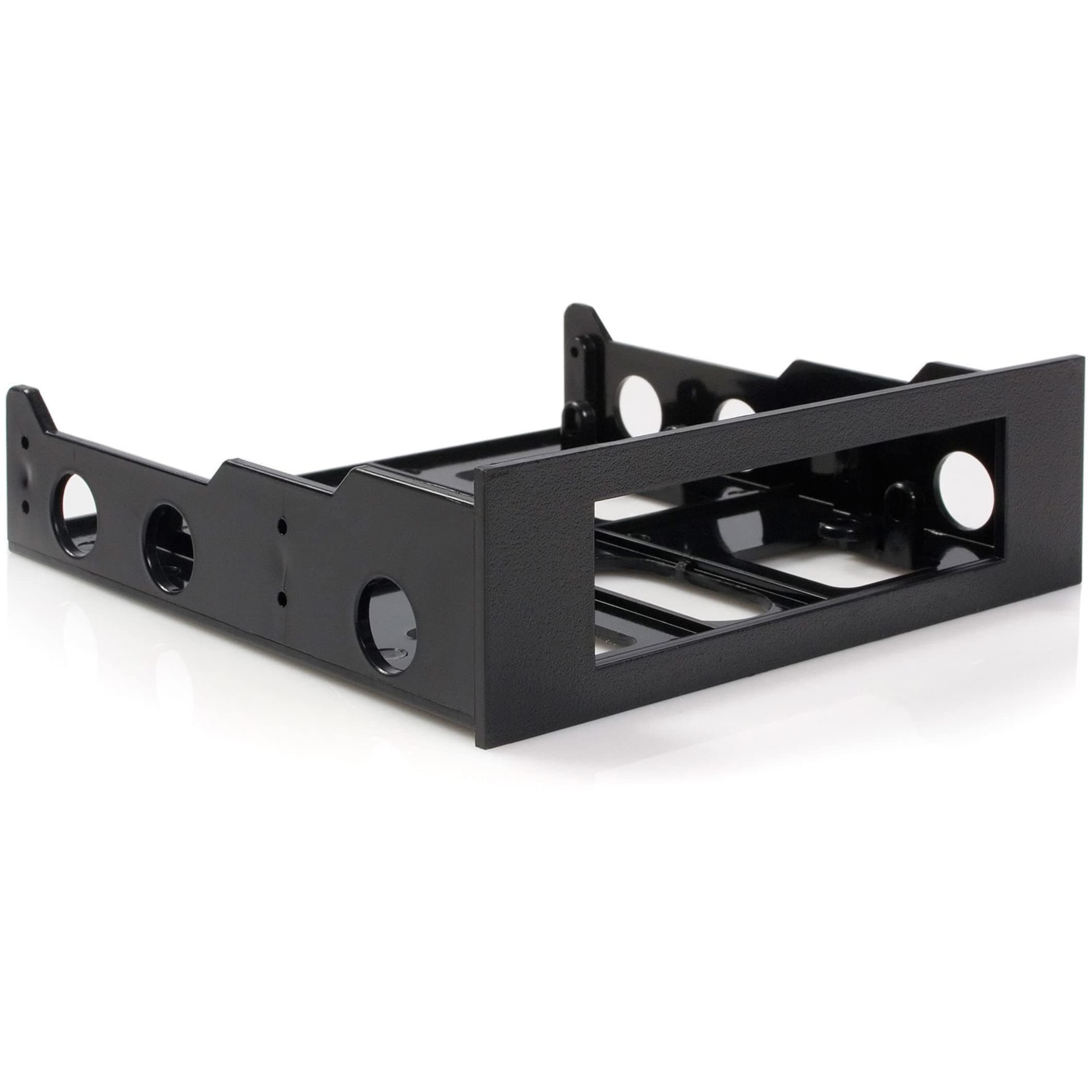 3.5" to 5.25" Front Bay Mounting Bracket w/ Mounting Screws (BRACKETFDBK),Black