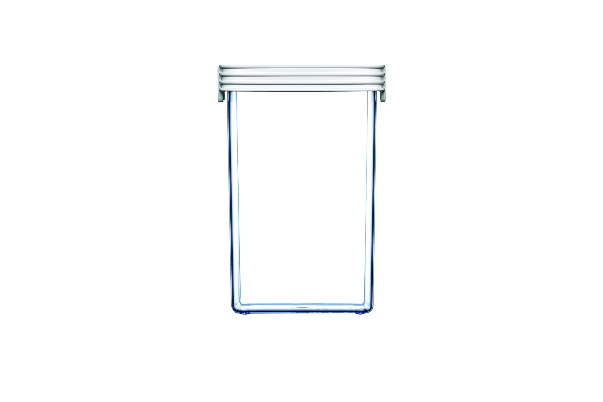 Kitchen Essentials 1.25 Qt. Canister - Clear w/White Lid