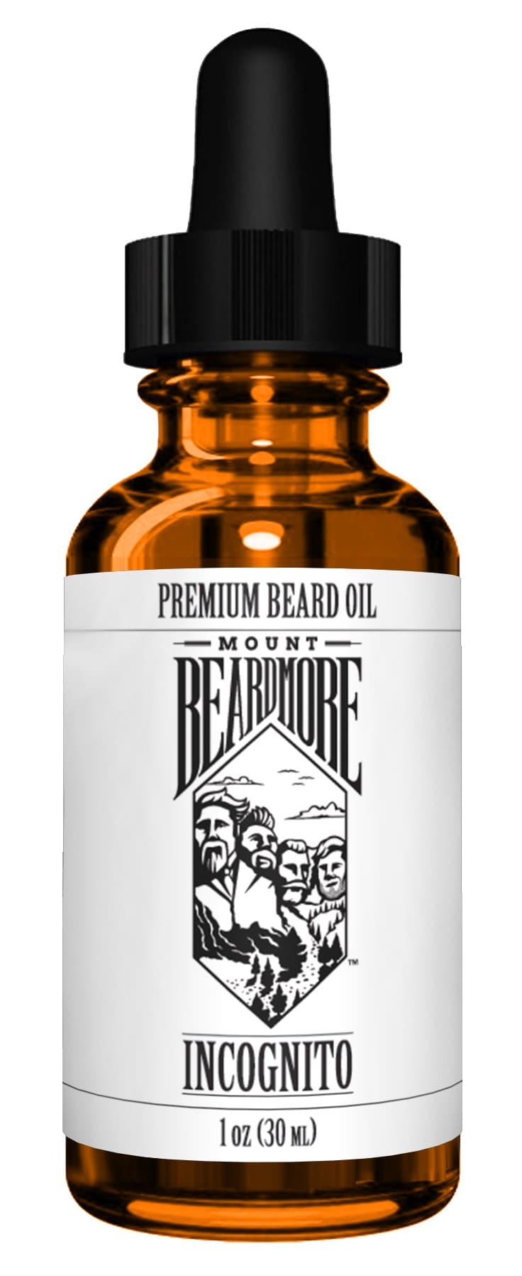 Premium Unscented Beard Oil by MOUNT BEARDMORE, Packed with 100% All Natural Nutrient Rich Oils, Aptly Named ‘Incognito’ Every Drop Smells Like.Well.Nothing