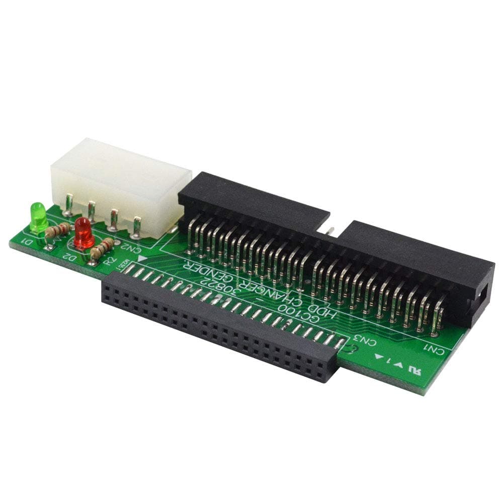 Laptop IDE to Desktop PC Adapter, 2.5 inch 44 Pin HDD Hard Disk Drive or SSD to 40 Pin 3.5 inch PATA Port Converter Card