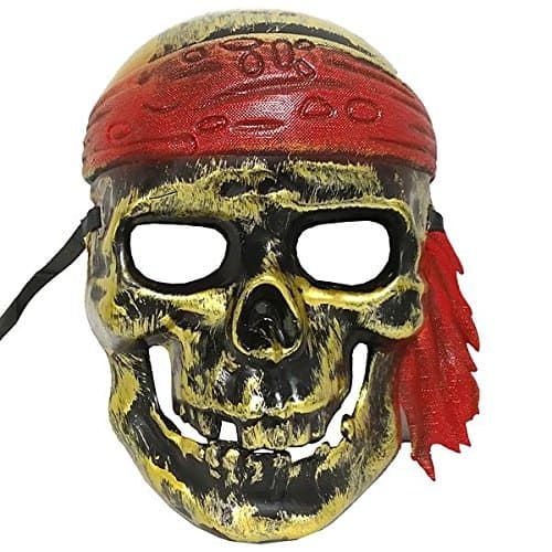 MVR Traders Scary Horror Pirates Skull Face Mask Set of 3