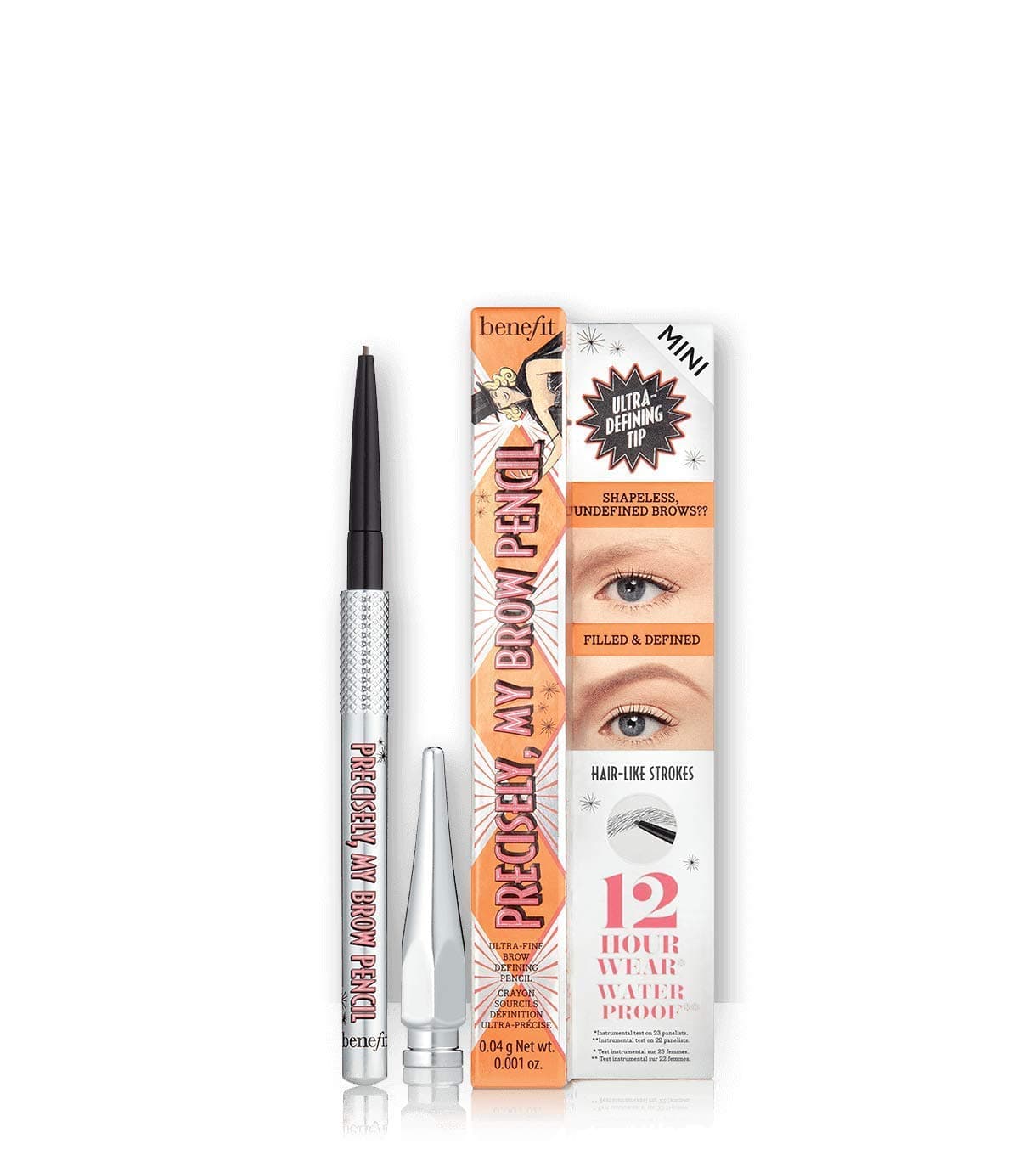 Benefit Cosmetics Precisely, My Brow Pencil Ultra-Fine Shape & Define 03 Medium travel size