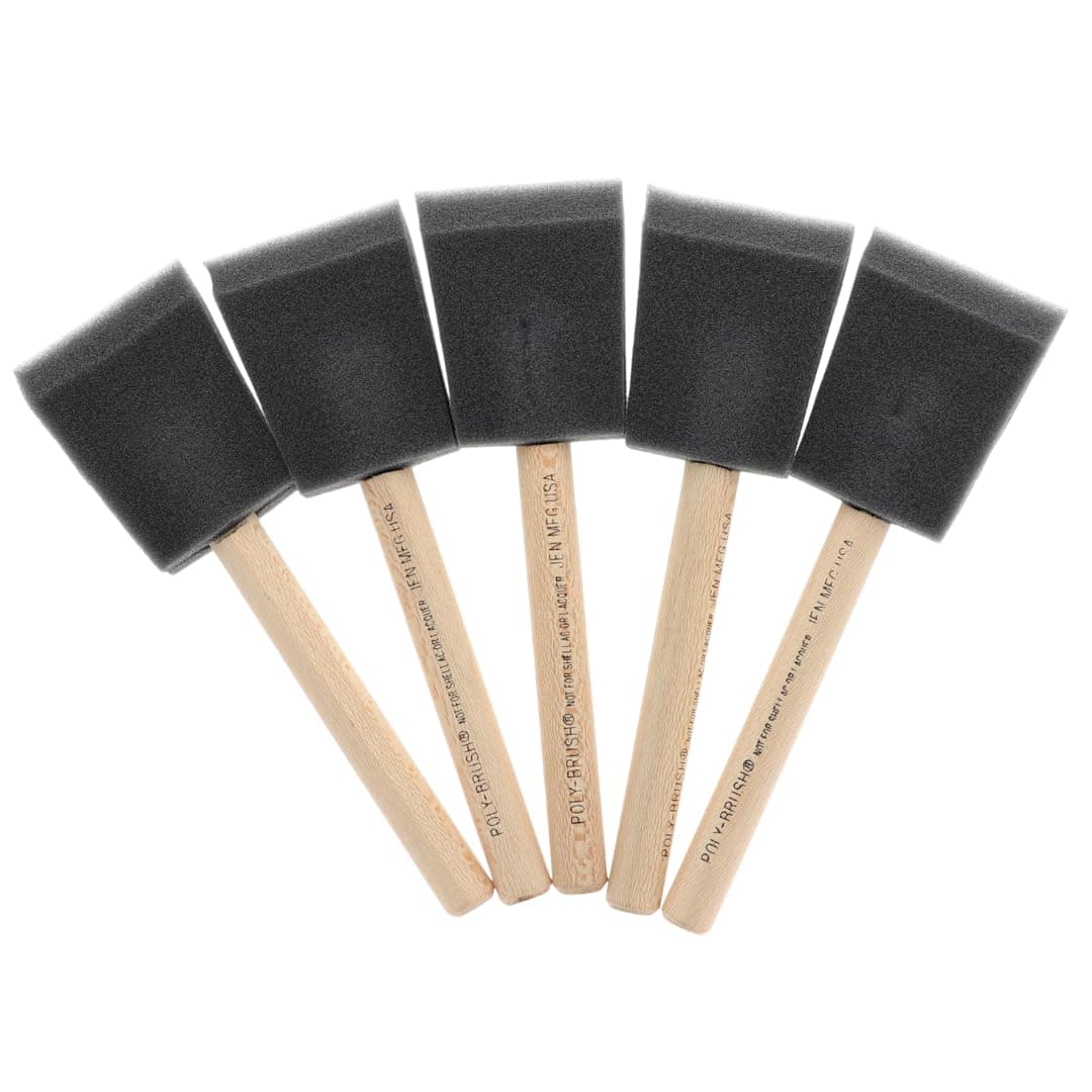 48‐Pack of 2” Jen 4253 Poly‐Brush Angled Cut Sash Paint Brush