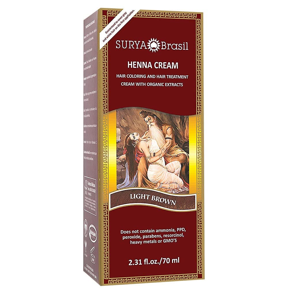 SURYA Henna Cream Light Brown, 2.31 OZ