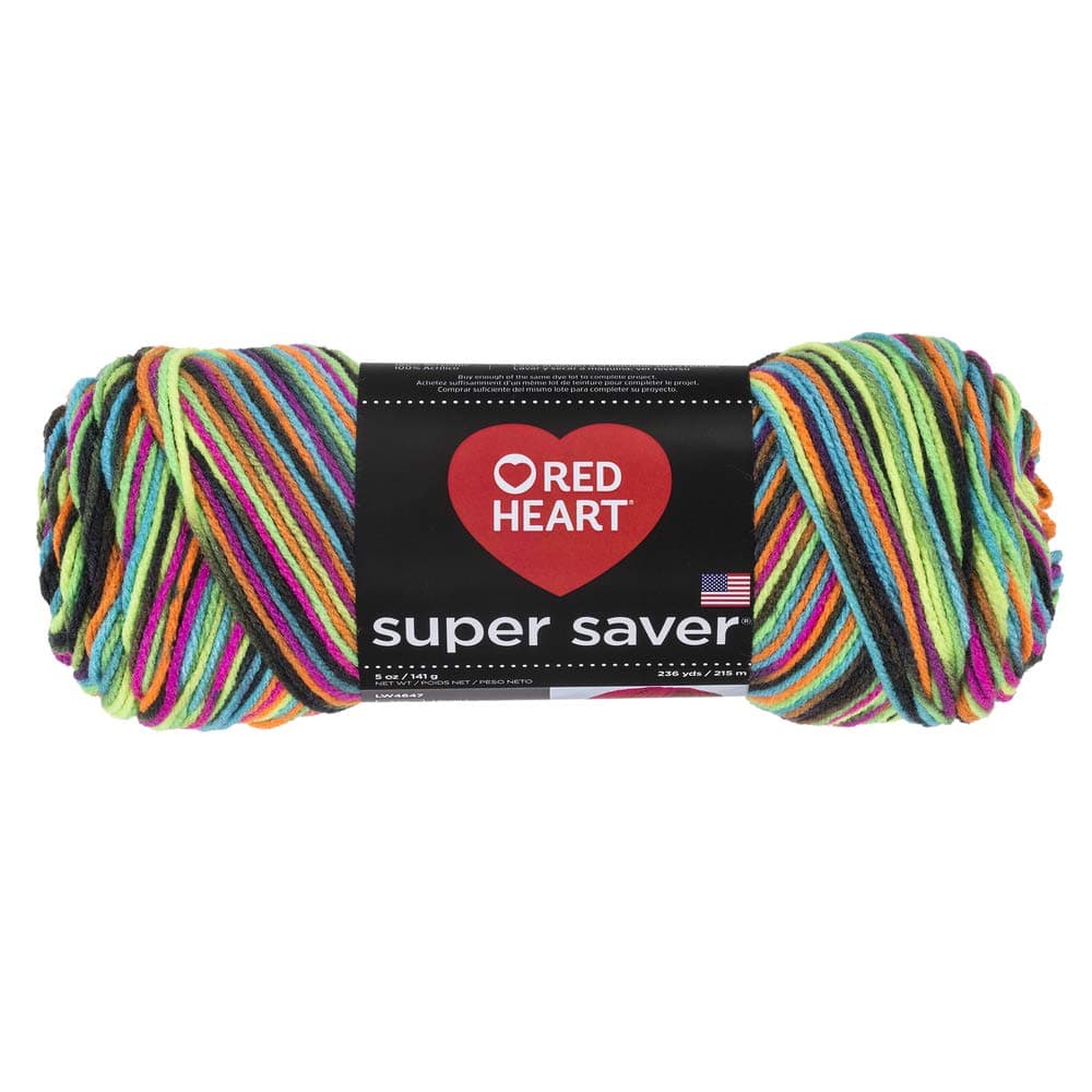 Red HeartSuper Saver Econ Blacklight Yarn