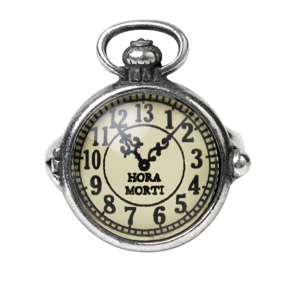 Uncle Albert's Timepiece Steampunk Hora Morti Ring (7)