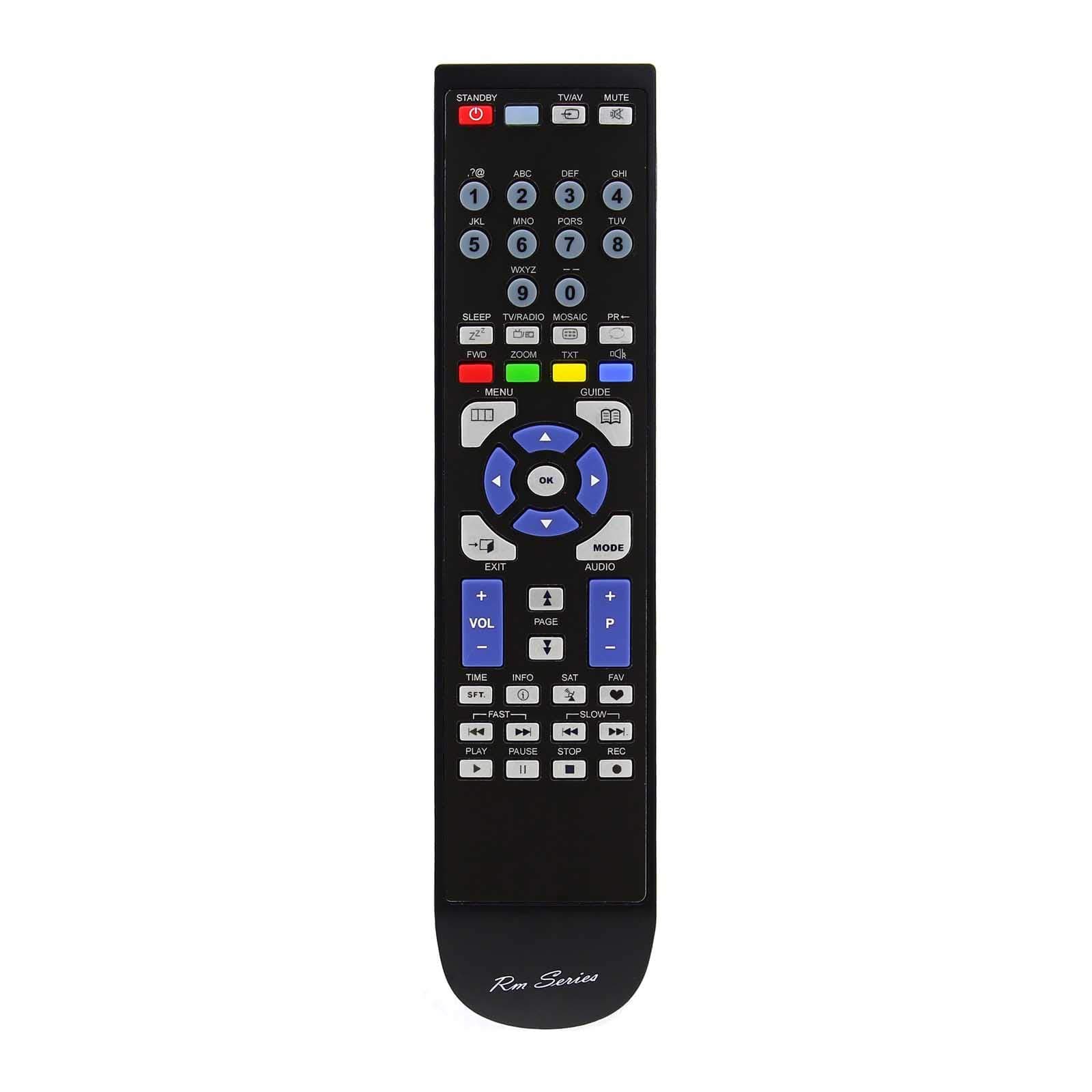 RM Series Remote Control Compatible with DIGITALBOX IMPERIALDB1 IMPERIALDB1-CI IMPERIALDB1-CIHDMI