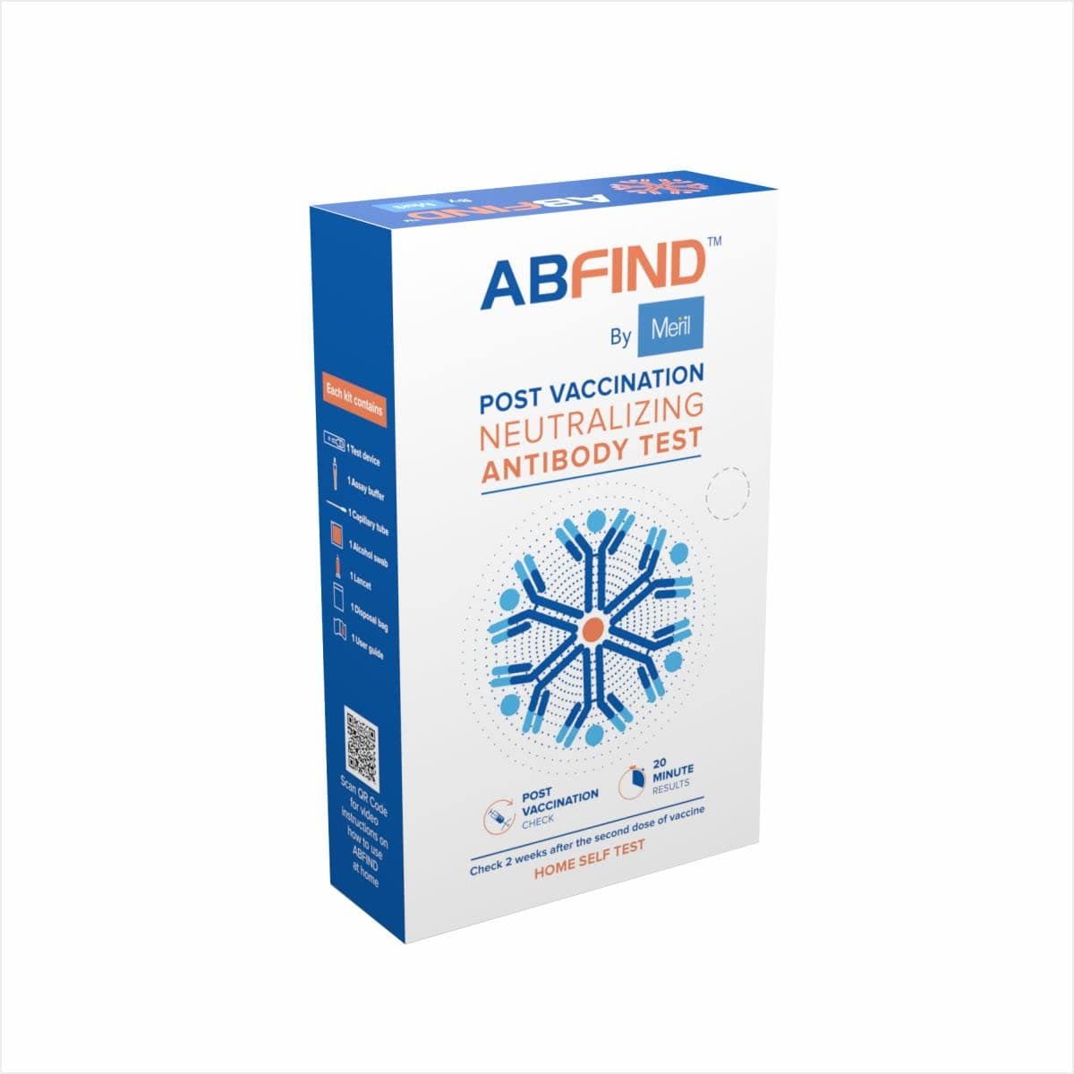 ABFIND India's First Post Vaccination Neutralizing Antibody Test- Pack of 5