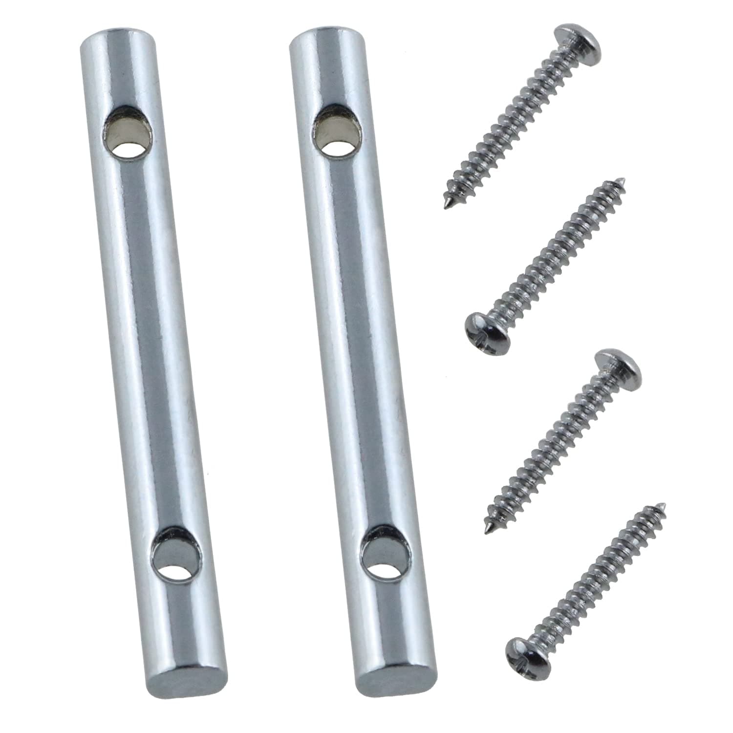 2pcs Guitar String Retainer Bar 44.8mm Guitar String Retainer Bar with Mounting Screws Metal Guitar Parts Accessories Guitar Tree Guide For Electric Guitars Parts