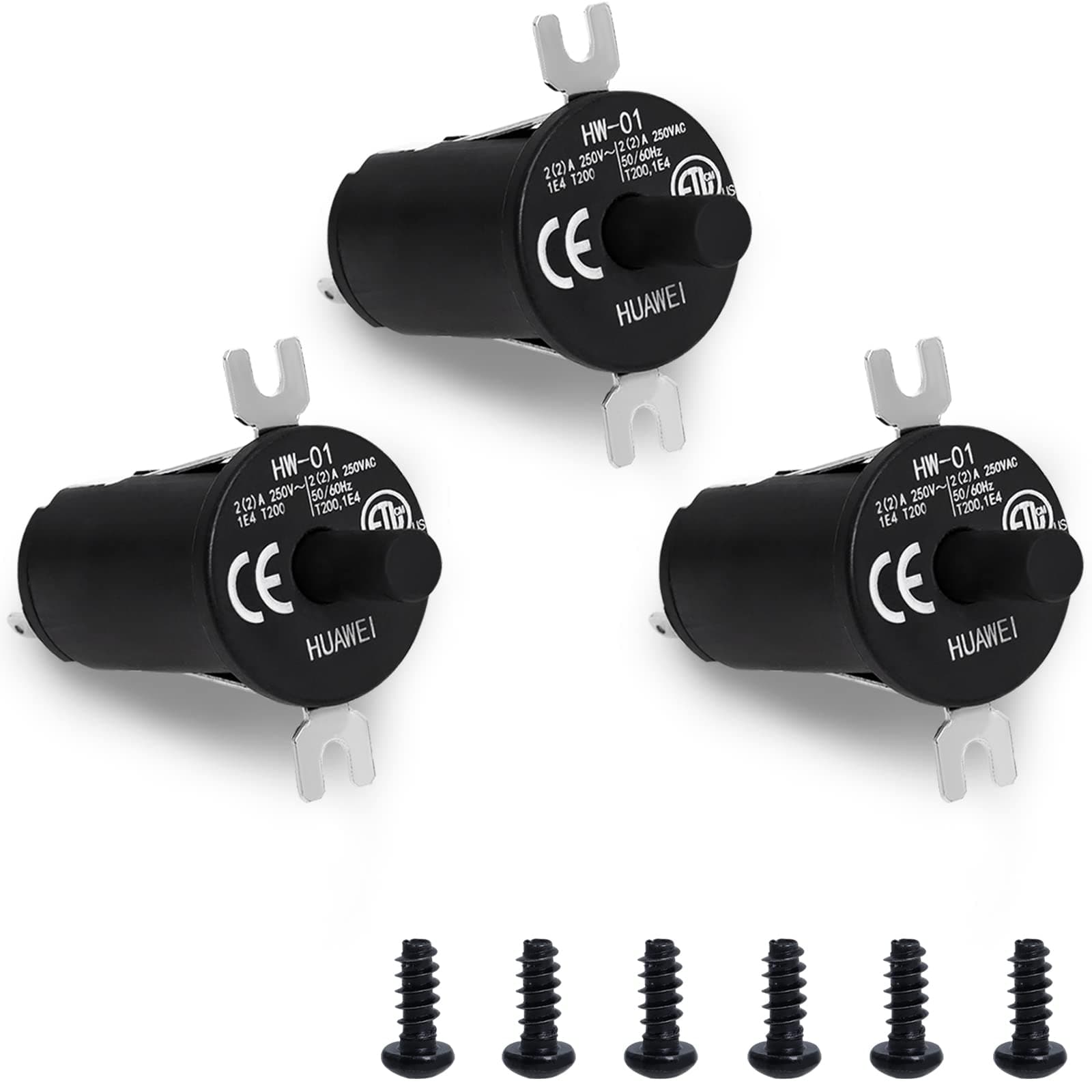 3-Pack 9904190041 Hopper Lid/Door Switch Kit, 𝟵𝟵𝟬𝟰𝟭𝟵𝟬𝟬𝟰𝟭 Replacement Part for Masterbuilt Gravity Series 800/560/1050 XL Digital Charcoal Grill Smoker Masterbuilt Smoker Parts