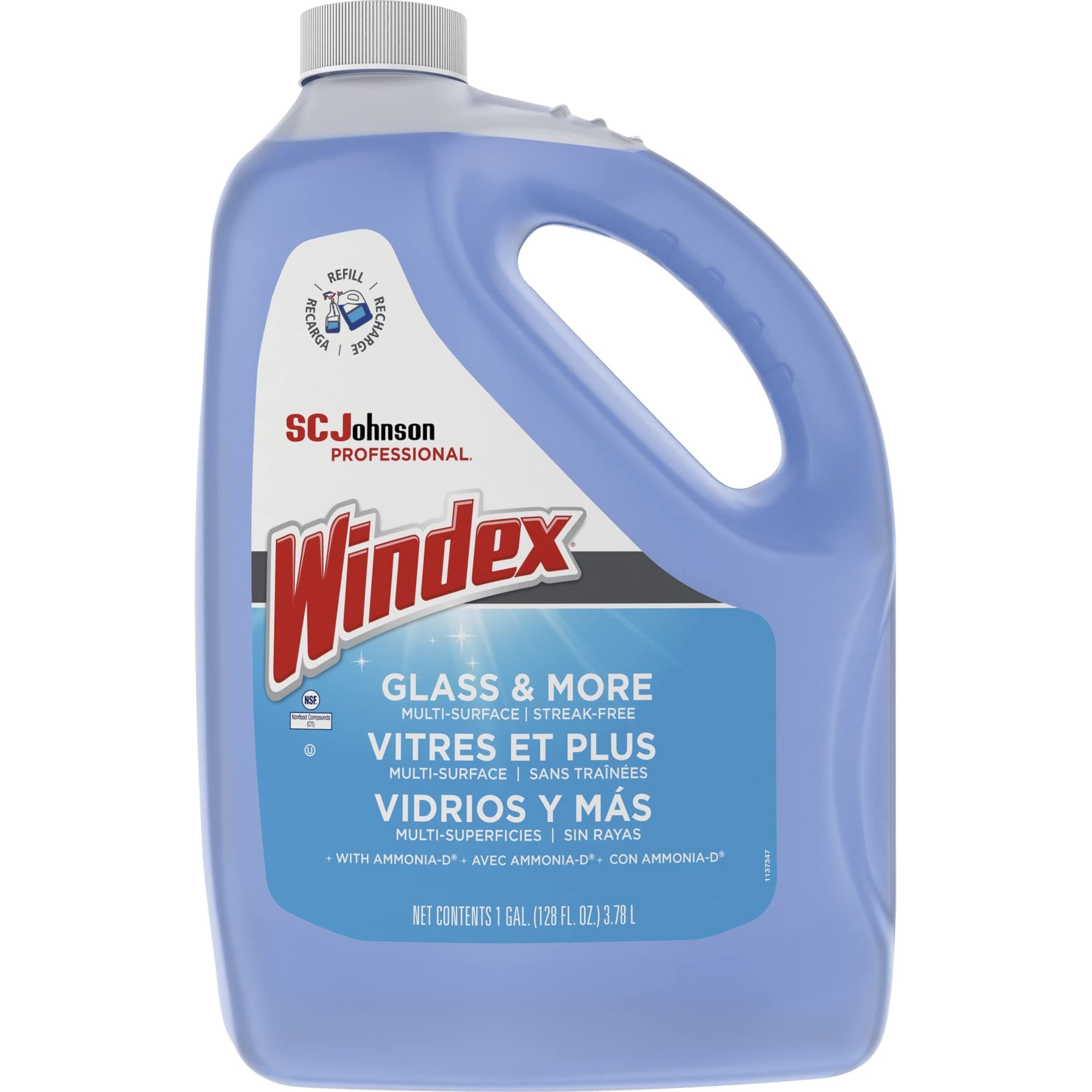 Windex(R) Glass Cleaner, 1 Gallon Refill