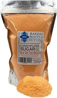 Baking Beauty and Beyond Premium Candy Floss Sugar 200g - Sex On The Beach Flavour