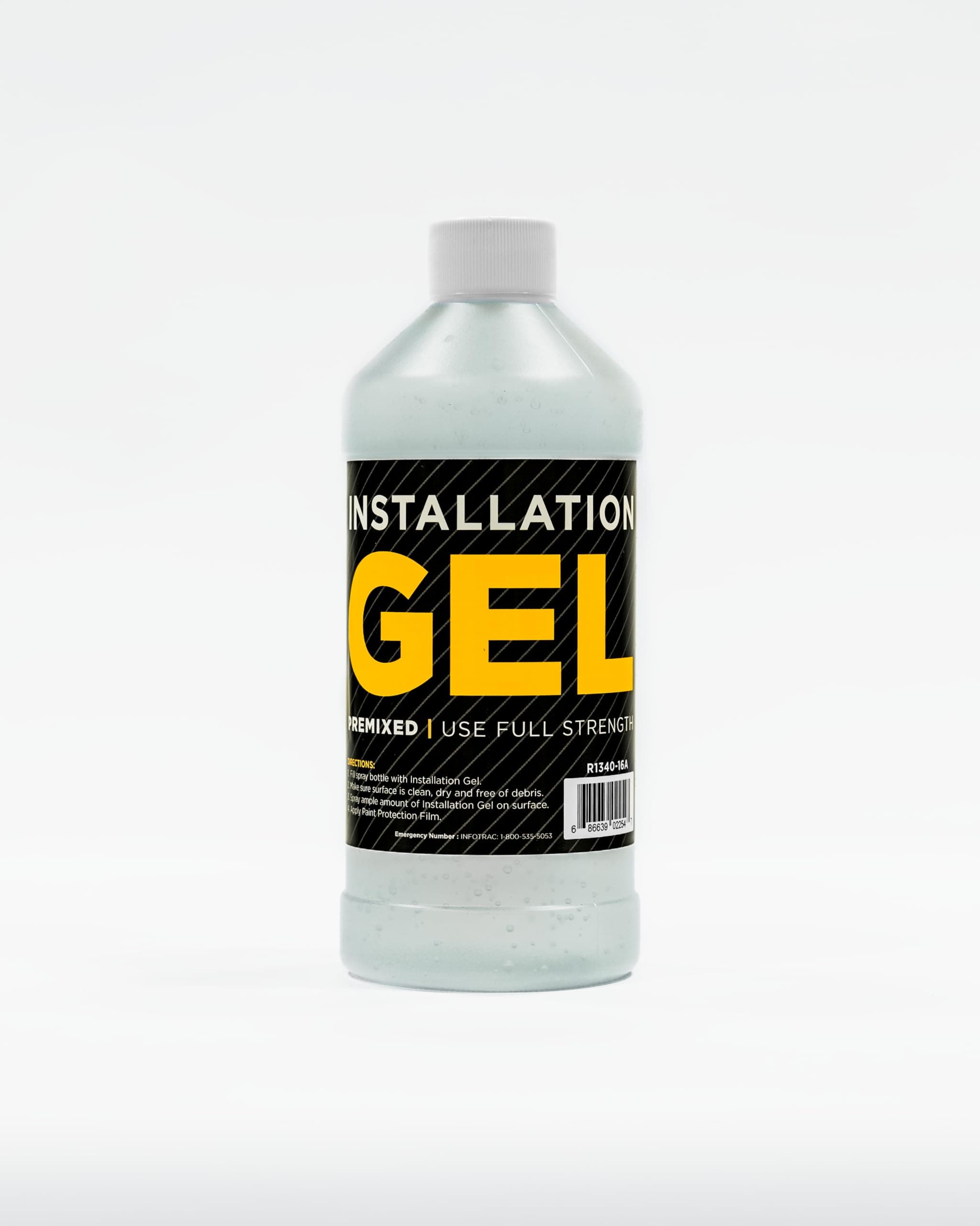 Pro Installation Gel 2.0A, 16 oz - Advanced Fluid for Car or Truck Paint Protection Film Application, Easy Slide & Positioning Formula