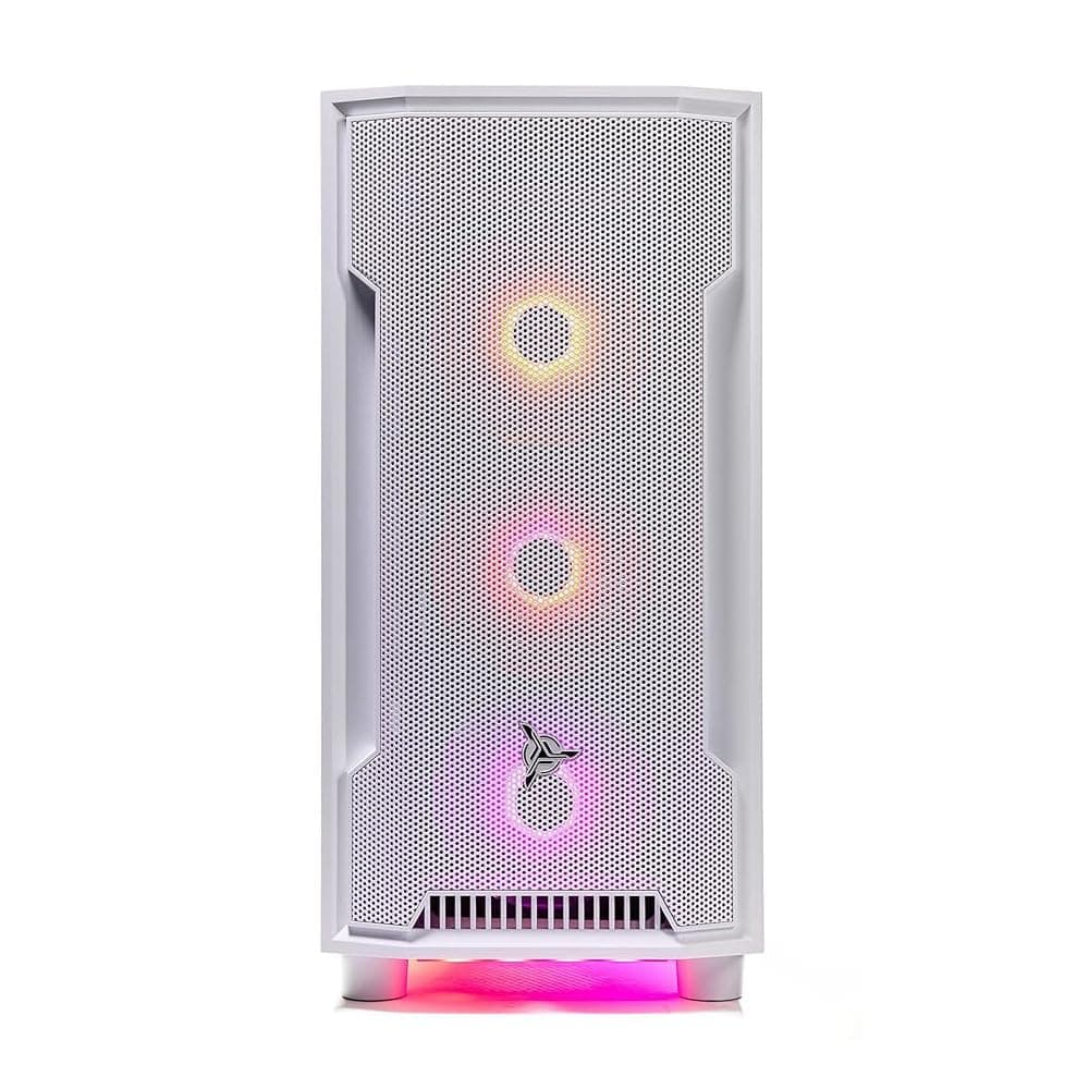 Skytech Gaming Archangel Gaming PC Desktop – Intel Core i7 12700F 2.1 GHz, NVIDIA RTX 4060 Ti, 1TB NVME SSD, 16GB DDR4 RAM 3200, 600W Gold PSU, 240mm AIO, 11AC Wi-Fi, Windows 11 Home 64-bit,White