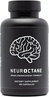 Sculpt Nation by V Shred Neuroctane Nootropic Brain Supplement for Concentration, Brain and Memory Support, Natural Energy and Focus Supplement - 60 Gluten-Free Capsules