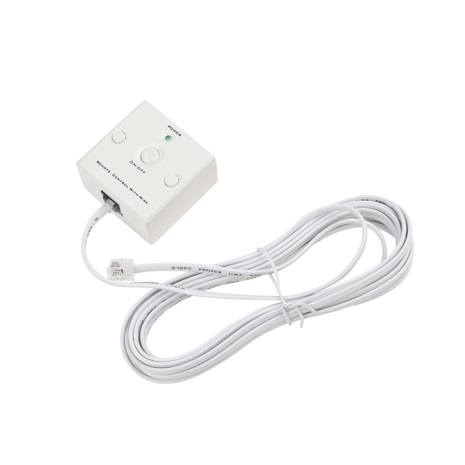 Remote Control Box for MicroSolar Inverter 12V 600W, 1000W, 2000W, 3000W and 24V 1000W, 3000W Pure Sine Wave Inverter, with Cable