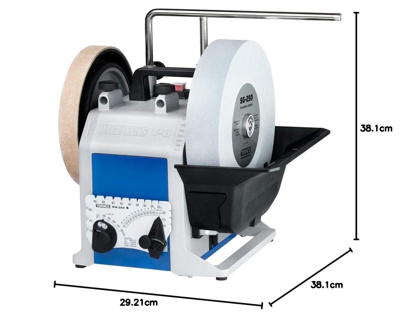 Tormek T-8 Water CooLED Precision Sharpening System,10in Stone