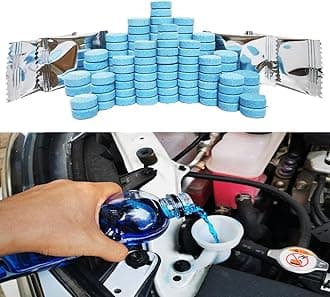 300 Pcs Car Windshield Wiper Fluid Tablets,Windshield Washer Fluid concentrate Tablets,1 Pack Makes 315 Gallons,1 Piece Makes 1.05 Gallons(Winter: Use With De-icer or Methanol)
