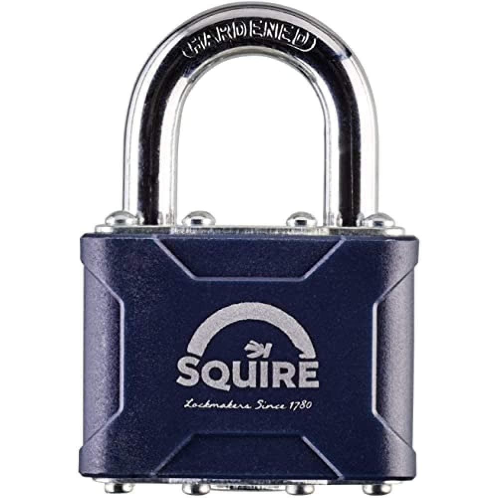 Henry Squire Stronglock Laminated Open Shackle 4 Pin Double Locking Padlock, 44 mm (Length)