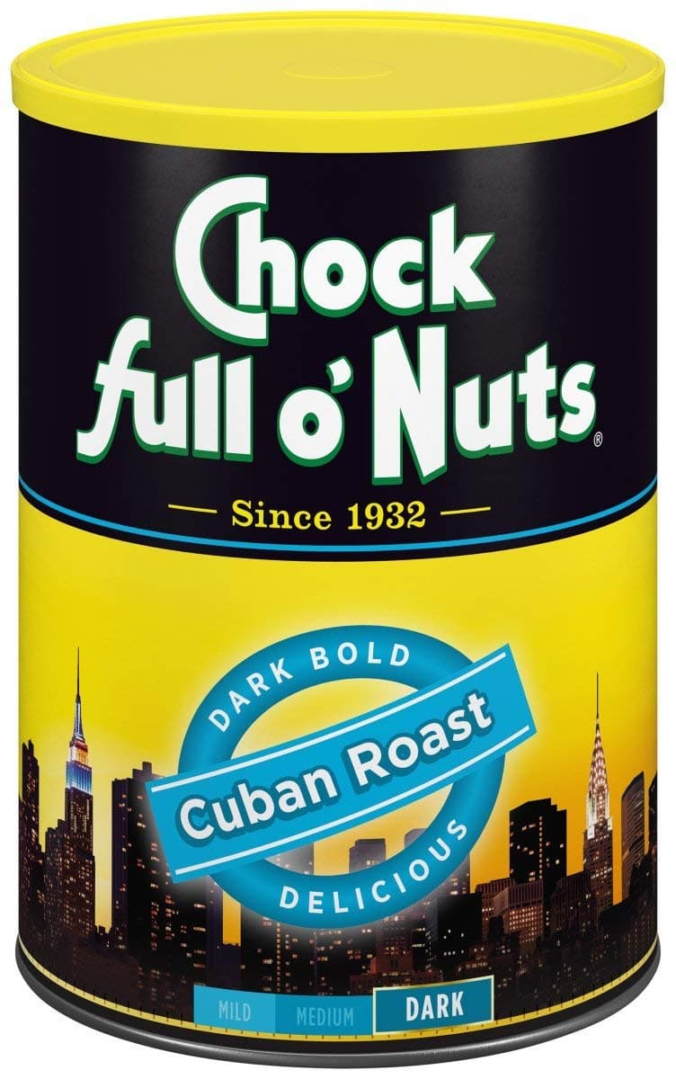 Chock Full O Nuts Cuban Roast Dark Bold Ground Coffee 297g