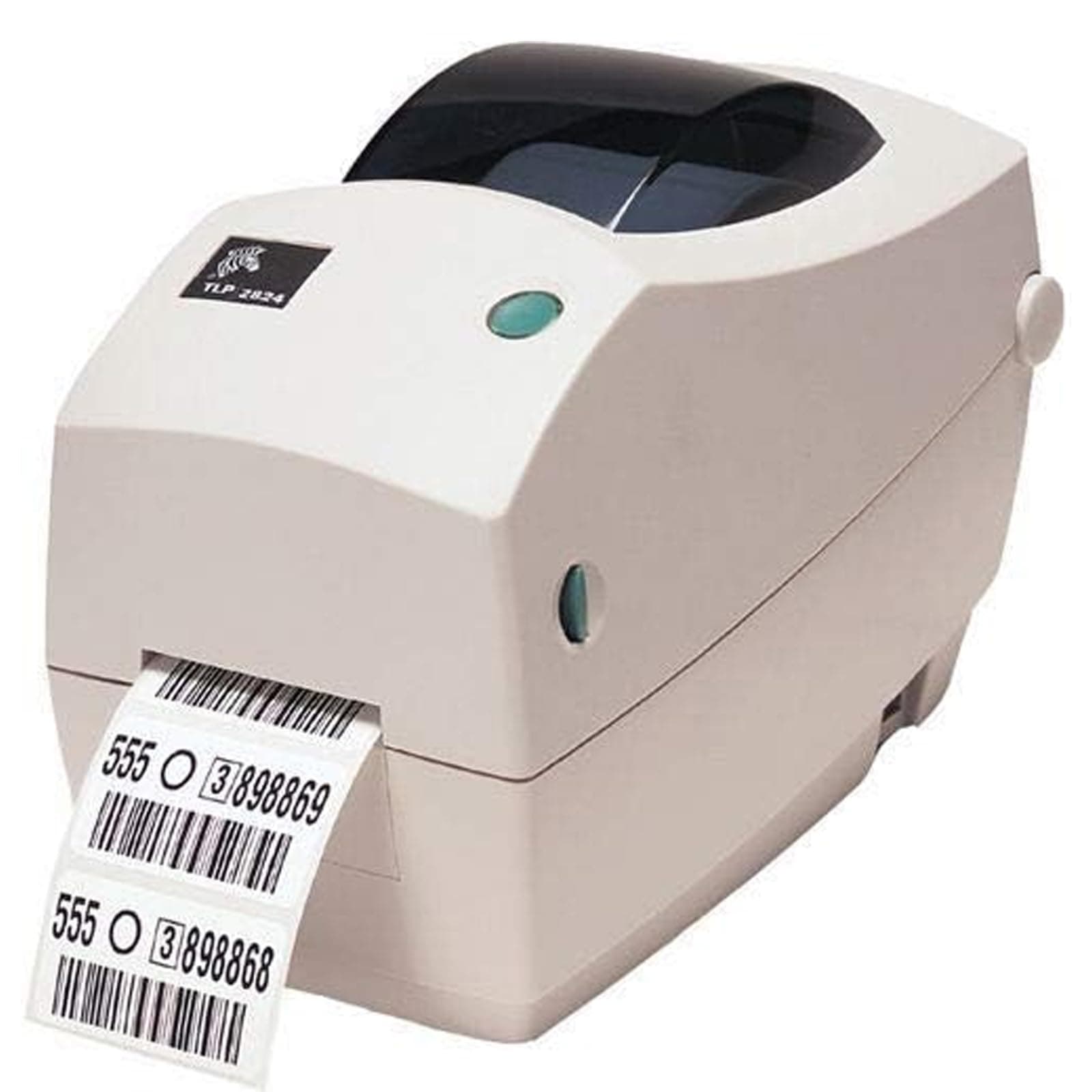 NVYAZJ TLP2824 Plus Thermal Transfer Desktop Printer, Label Printer, Print Width of 2 in, Serial and USB Port, Ideal for Labels, Receipts, Barcodes, Tags