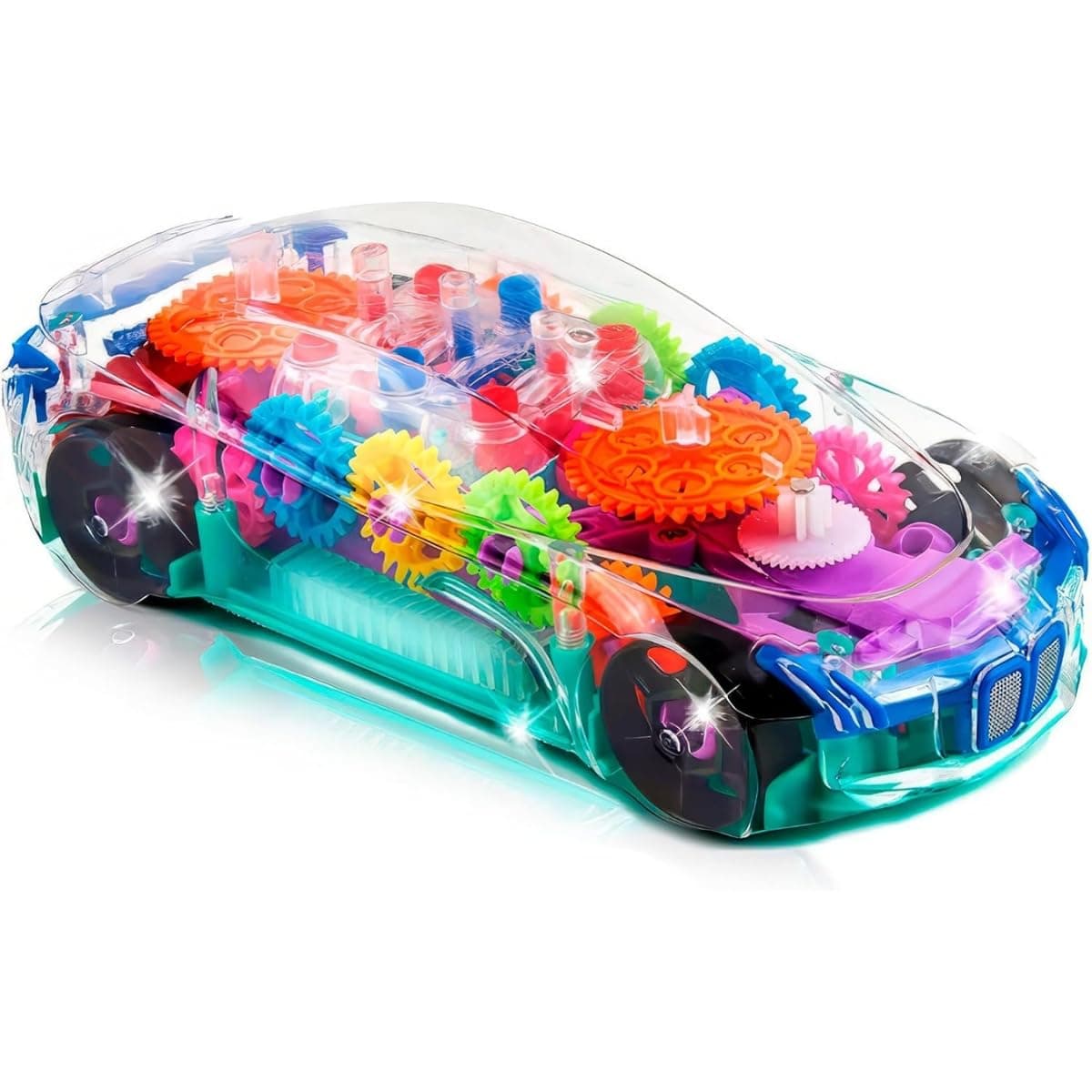 Light Up Transparent Car Toy