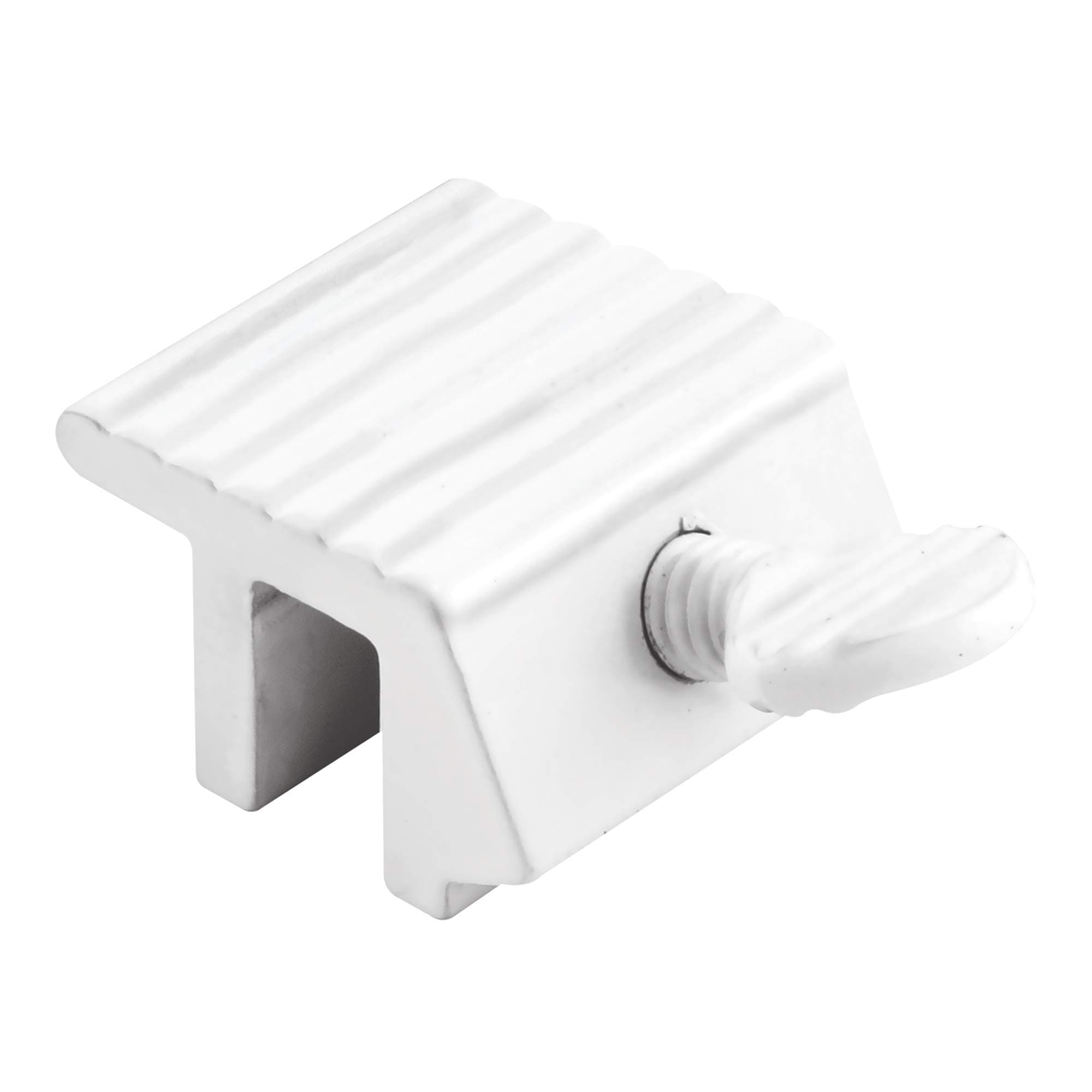 U 9802 Sliding Window Lock, 1/4 In., Extruded Aluminum, White Painted Finish (2 Pack)