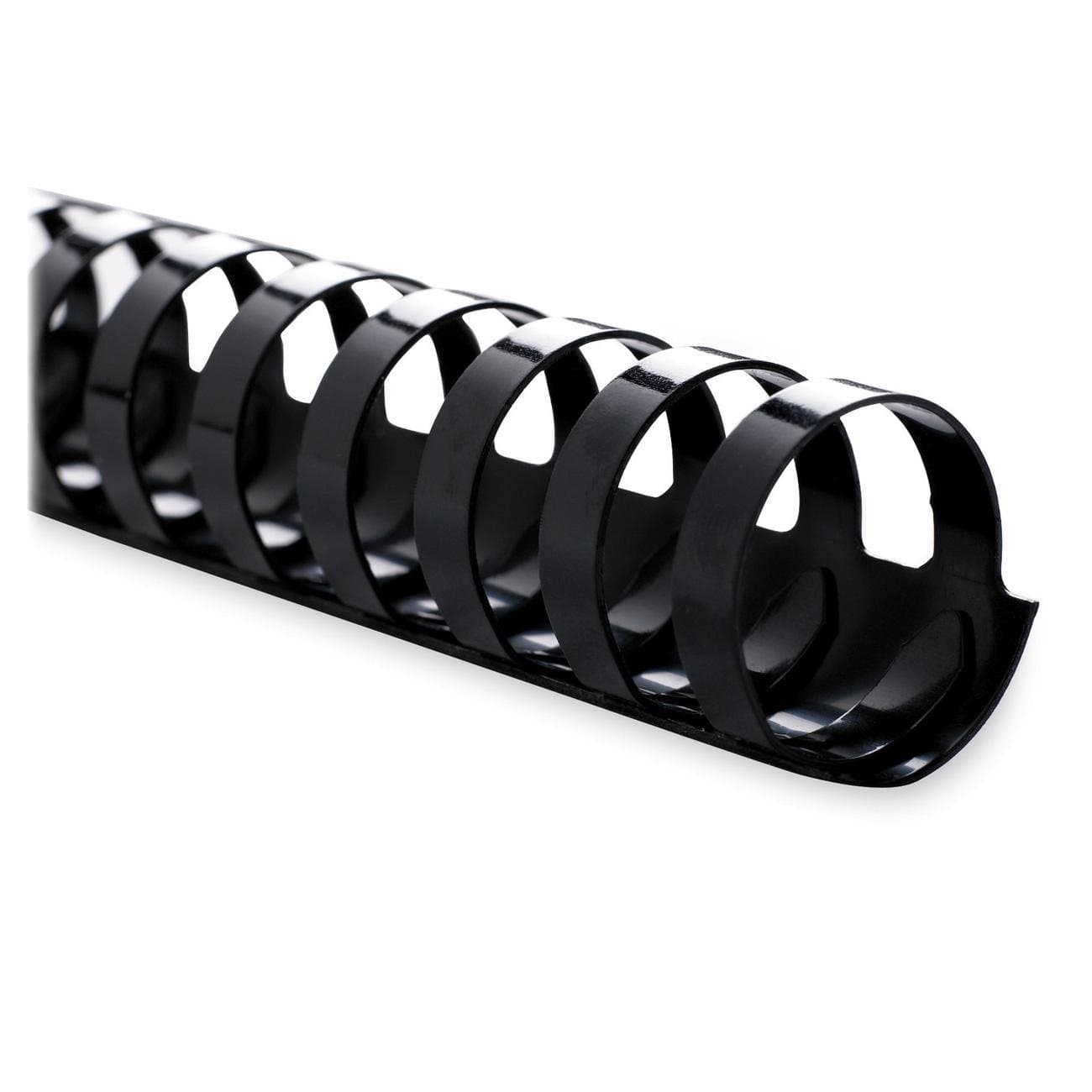 Sparco Plastic Binding Spines, 1-1/2 Inches, 320 Sheet Capacity, 100 per Box, Black (SPR18003)