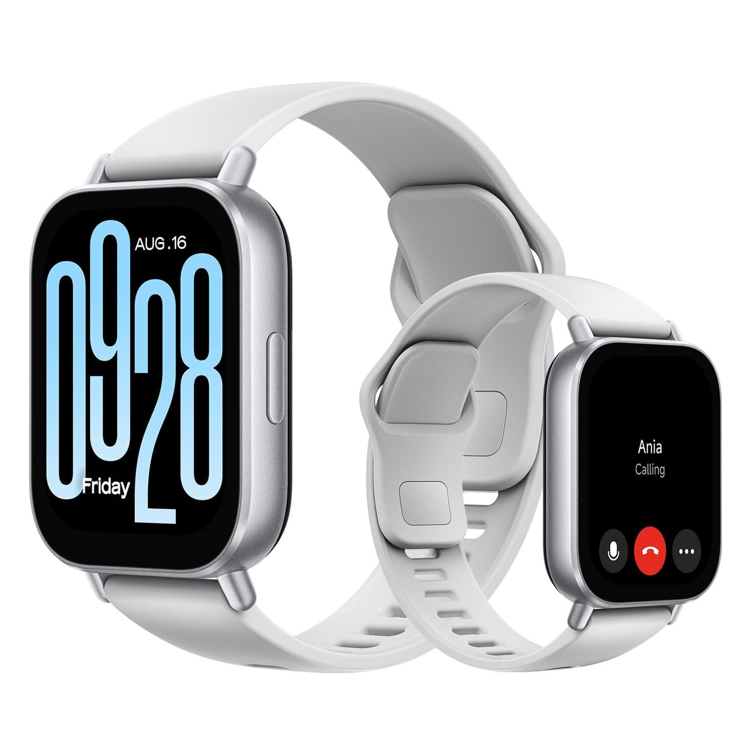 Redmi Watch 5 Active Smartwatch, 2.0 Inch LCD Display, 18 Day Battery, 140+ Sports Modes, Heart Rate and SPO₂ Tracking, 5ATM Waterproof, Bluetooth Calls, Fitness Tracker, Sleep Monitor - Silver