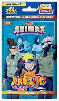 Topps Animax 2024 Official Naruto Collectible Card Game - Multipack