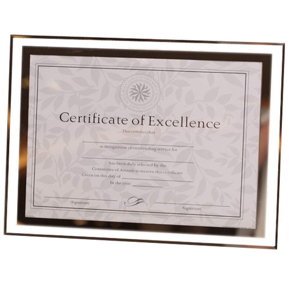 sdber Grade crystal glass Photo / Diploma / Document Frame A4 delicate process simple and stylish