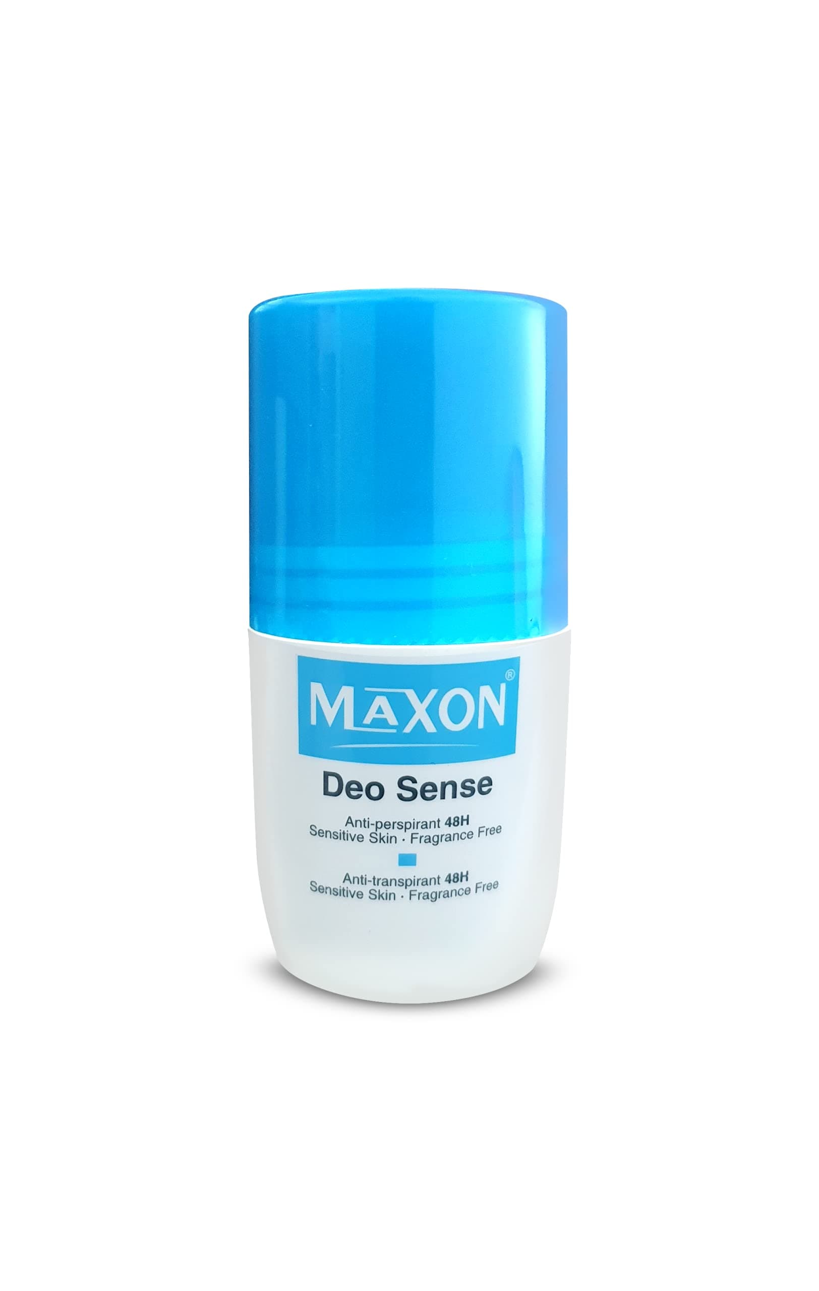 MAX-ON Antiperspirant مزيل العرق Roll-On, for 48 hour protection, Powder Soft, Brightening, Deo Sense deodorant Roll-On for men & Women, 60ml