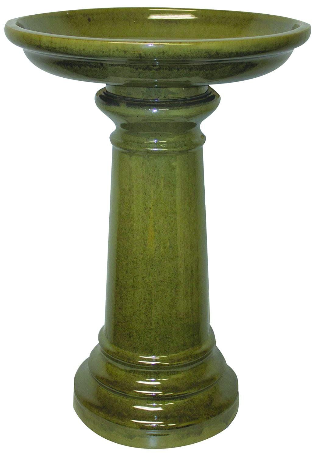 Harbor Gardens GP0112ES Bird Bath, Light Green