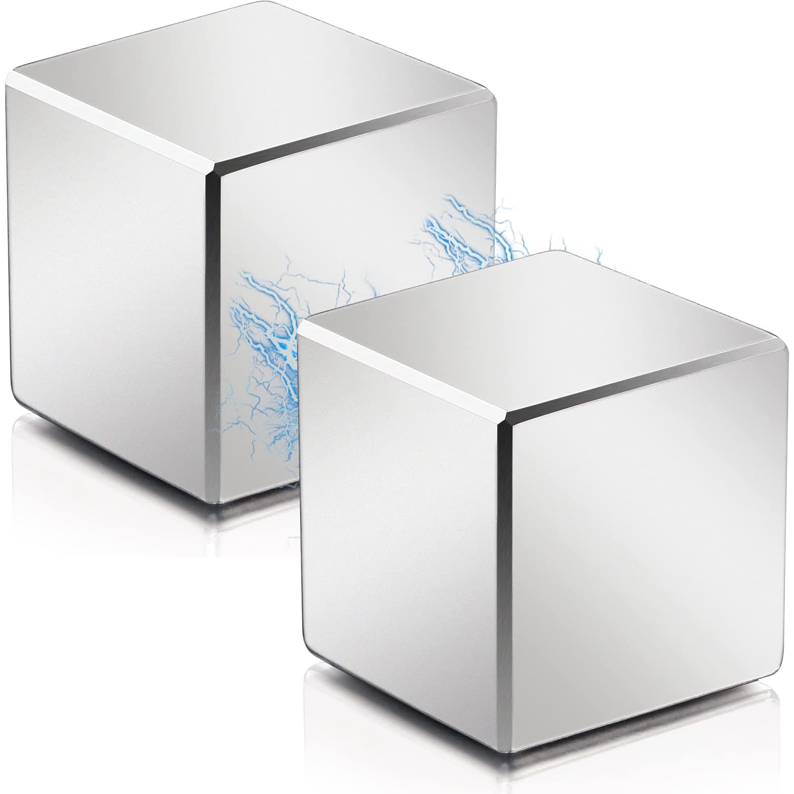 - MIKEDE Cube Super Neodymium Rare Earth Magnets - 2 Pack for Stud Finder, Crafts & Science Projects
