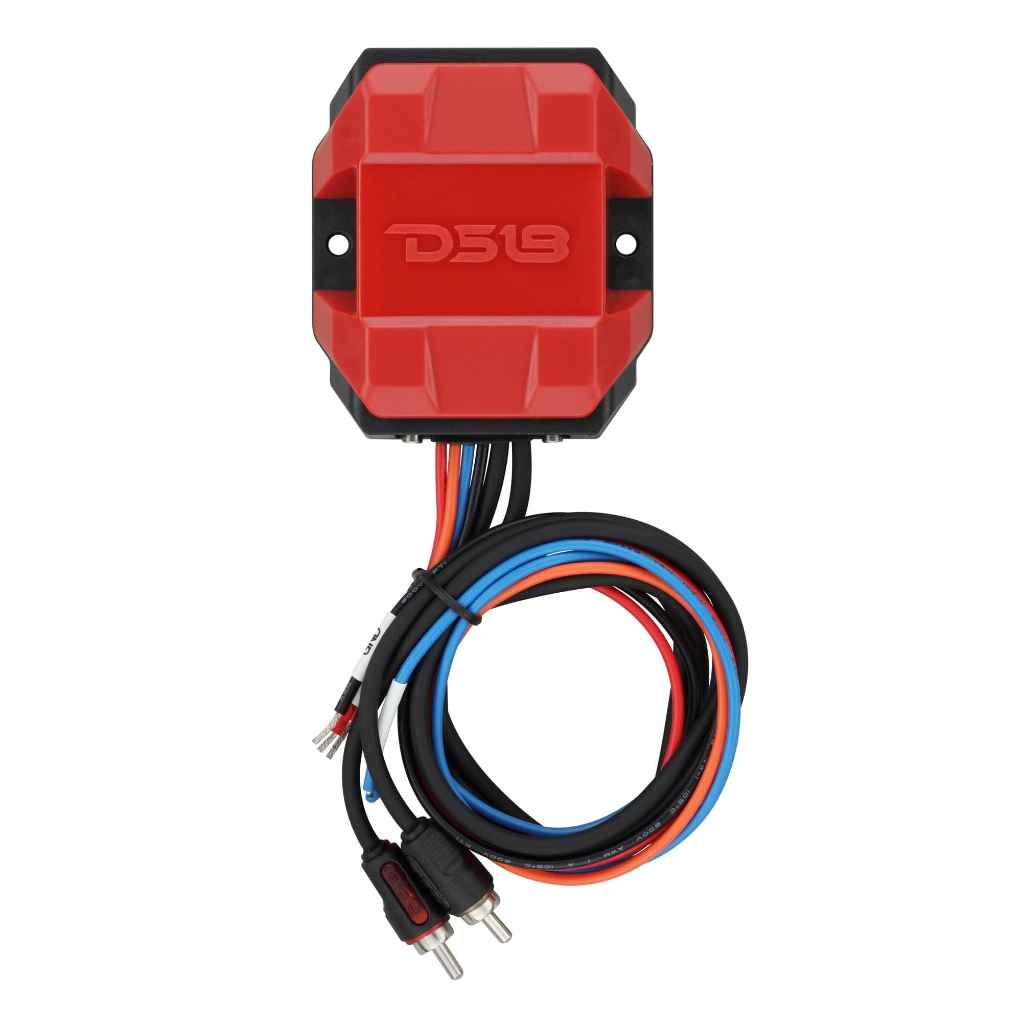 DS18 BTC-Five Bluetooth 5.3 Audio Receiver for Car, Marine & Powersports – Wireless RCA Adapter, 130ft Range, 3.3V Pre-Out, IP66 Water-Resistant, Auto Reconnect