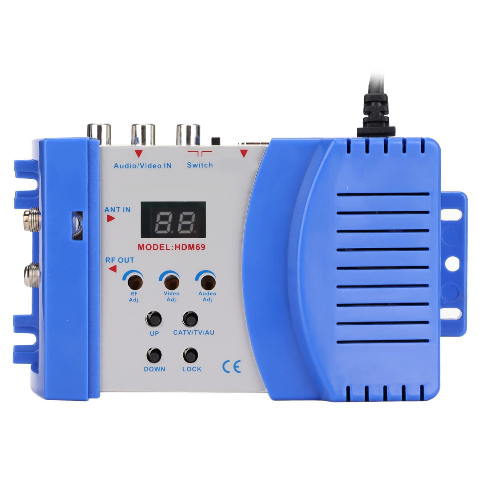 Dpofirs VHF/UHF Modulator-AV to RF Converter Modulator-PAL/NTSC TV Format Output-HD AV to RF Modulator for Home TV(#1)