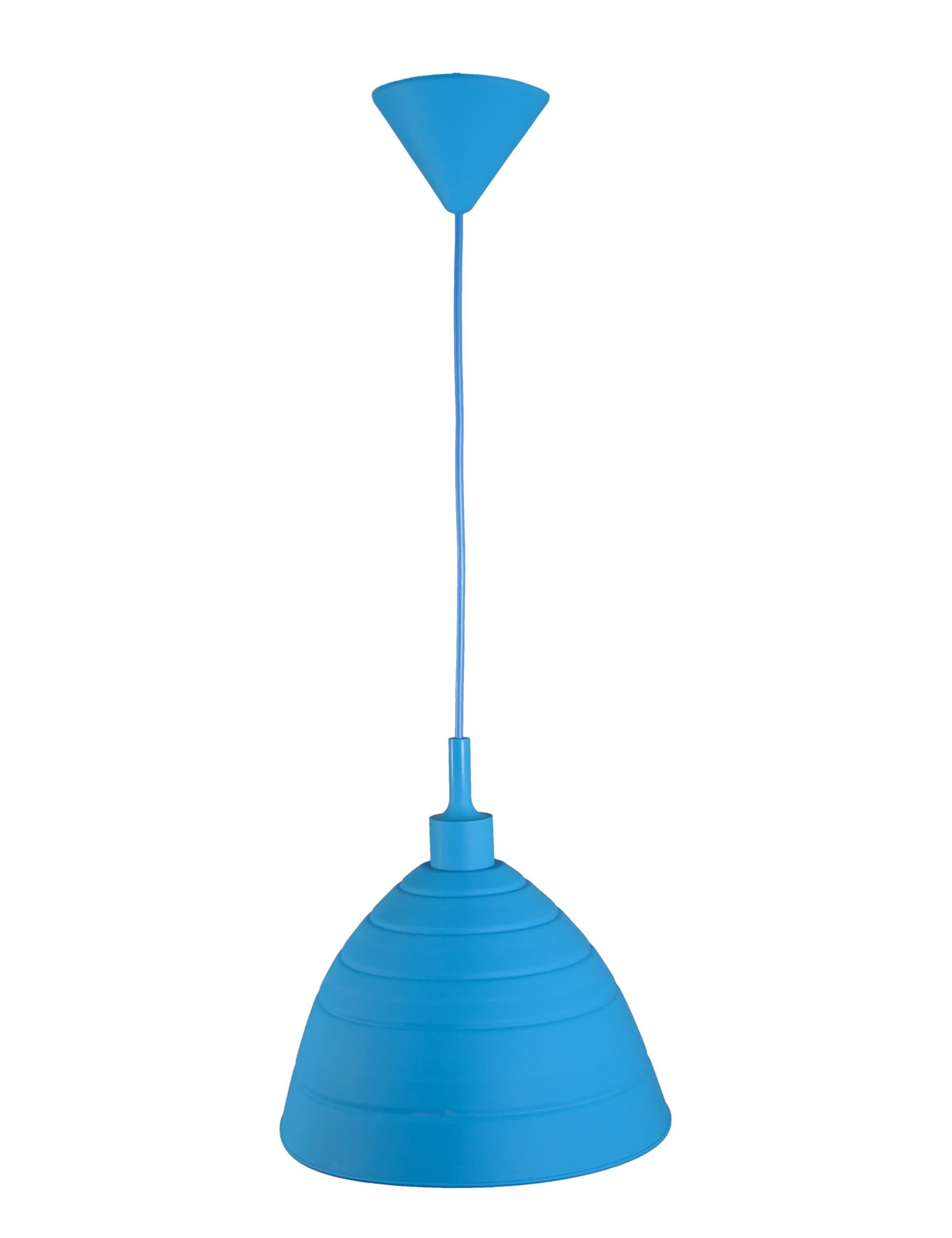 Silly Pendant LAMP-Blue Silicone, E27, 60 W, Turquoise