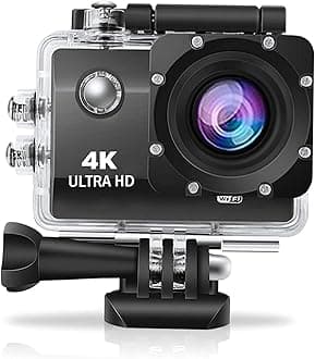 DIVINE 4K 30Fps Action Camera Ultra HD Underwater Camera 170 Degree Wide Angle 98Ft Waterproof Camera - Digital, Multicolor (DDC-48)