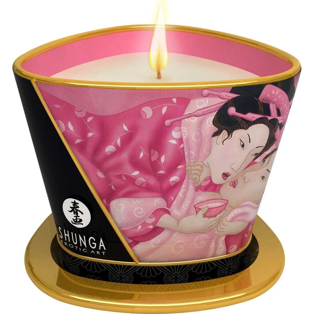 Massage Candle Aphrodisia/ Roses, White