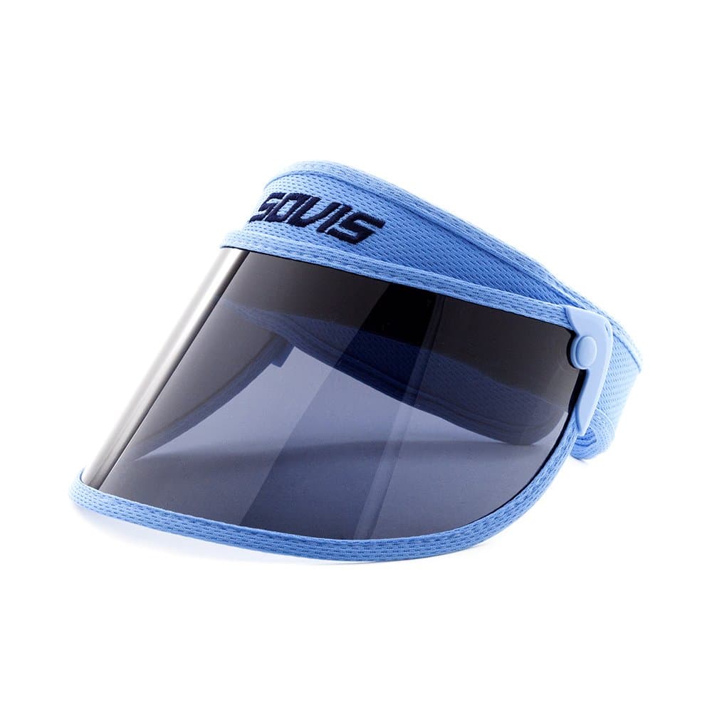 SOVIS Kids Sized 4.25“ Long Sky Blue - Over 99% UVB and UVA2 / 97.2% UVA1 Protection Sun Cap Solar Visor Hat Worldwide Patented。