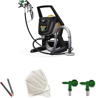 ControlPro 350R - Airless Paint Sprayer for Wall & Ceiling/Wood & Metal paint - interior and exterior usage, covers 15 m² - 2 min, 110 bar, adjustable spray pressure, 15 m hose