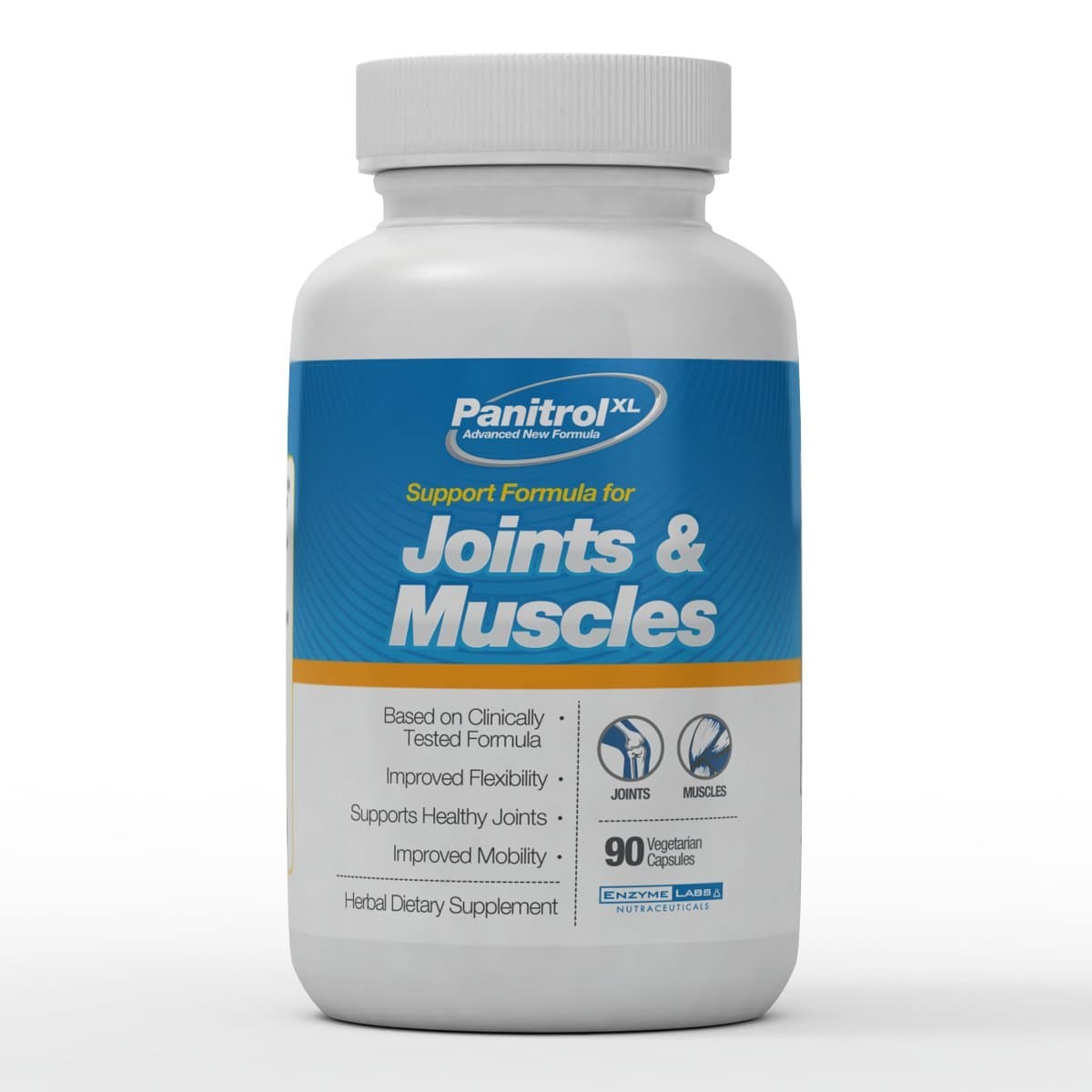Enzyme Labs;Panitrol XL Clinically Tested Advanced Formula for Arthritis Pain Relief of Joints and Muscles;MSM,Boswelia,Hyaluronic Acid;120 Capsules;30 Day Supply