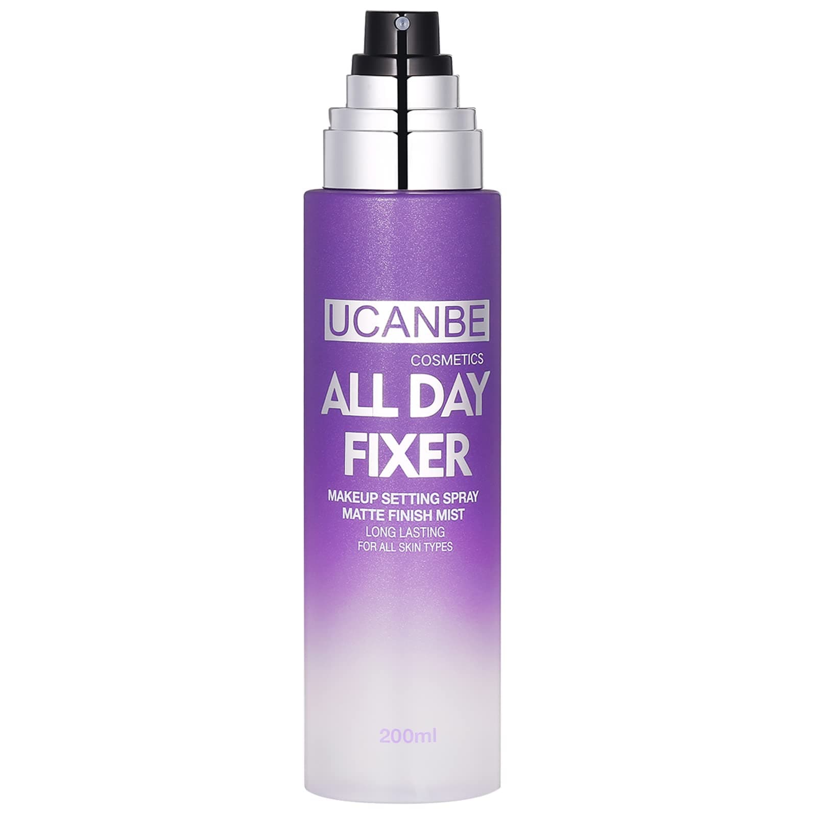 UCANBE Makeup Setting Spray - Matte Finishing Face Mist, Oil Control Lightweight Hydrating Makeup Spray, 6.7 Fl Oz