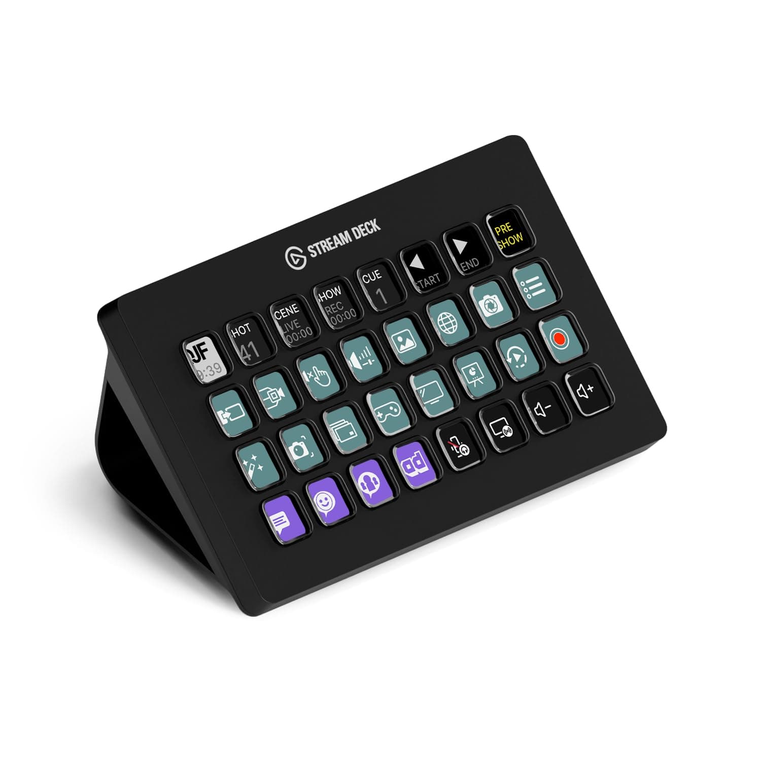Elgato Stream Deck XL – Advanced Studio Controller, 32 macro keys, trigger actions in apps and software like OBS, Twitch, ​YouTube and more, works with Mac and PC